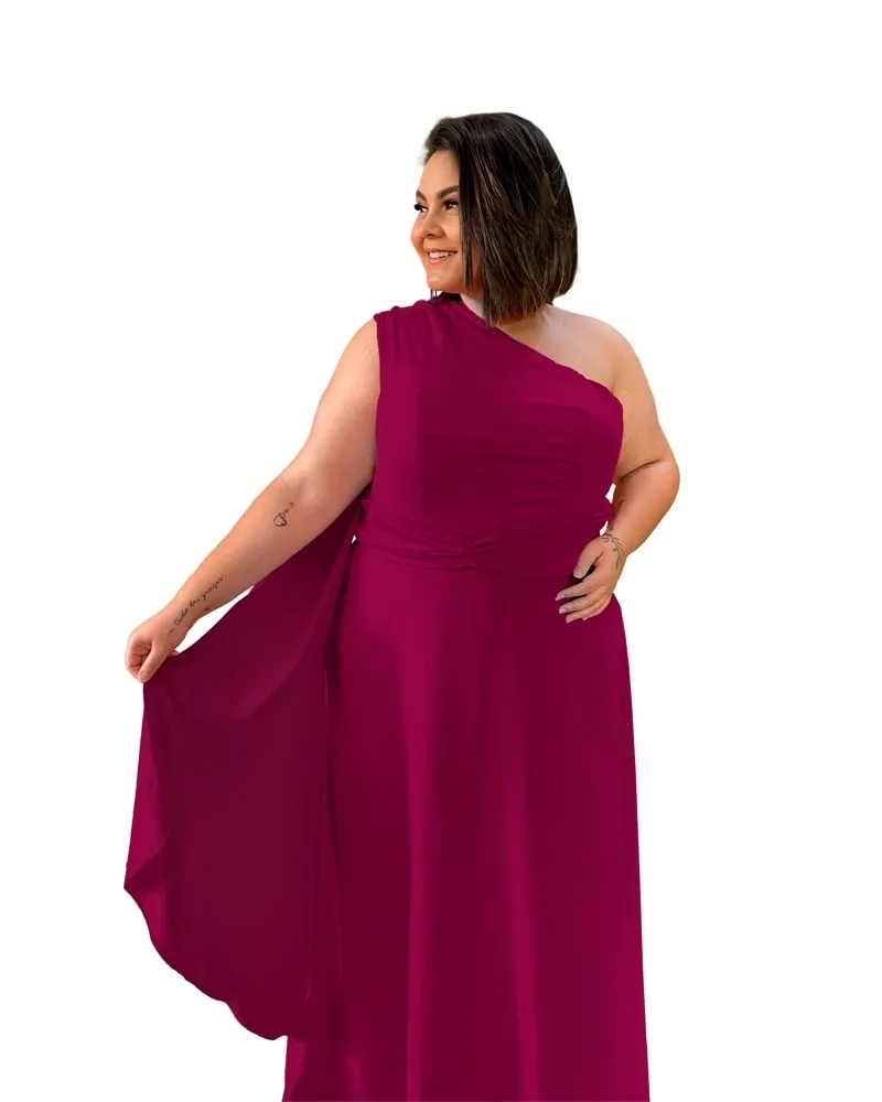 Vestido Madrinha de Casamento Marsala Wind