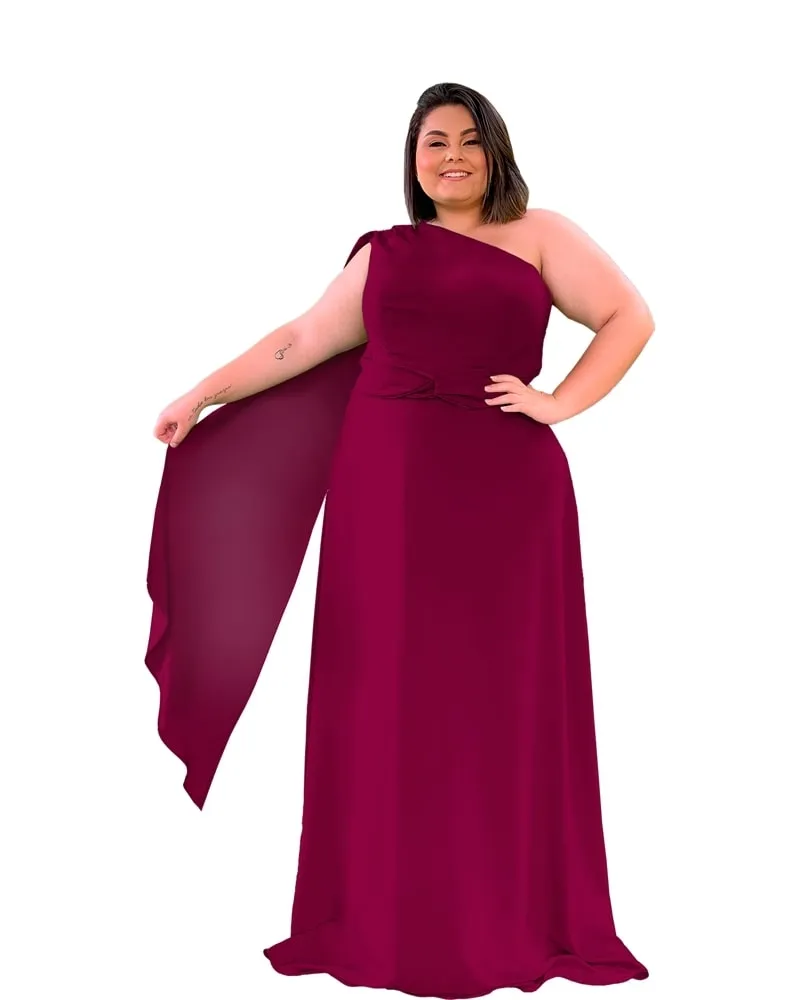 Vestido Madrinha de Casamento Marsala Wind