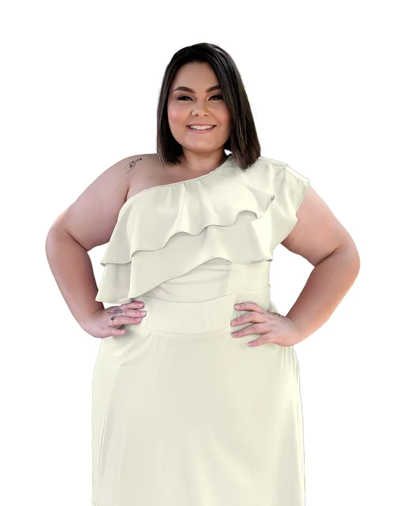 Vestido de Noiva Off White Helena