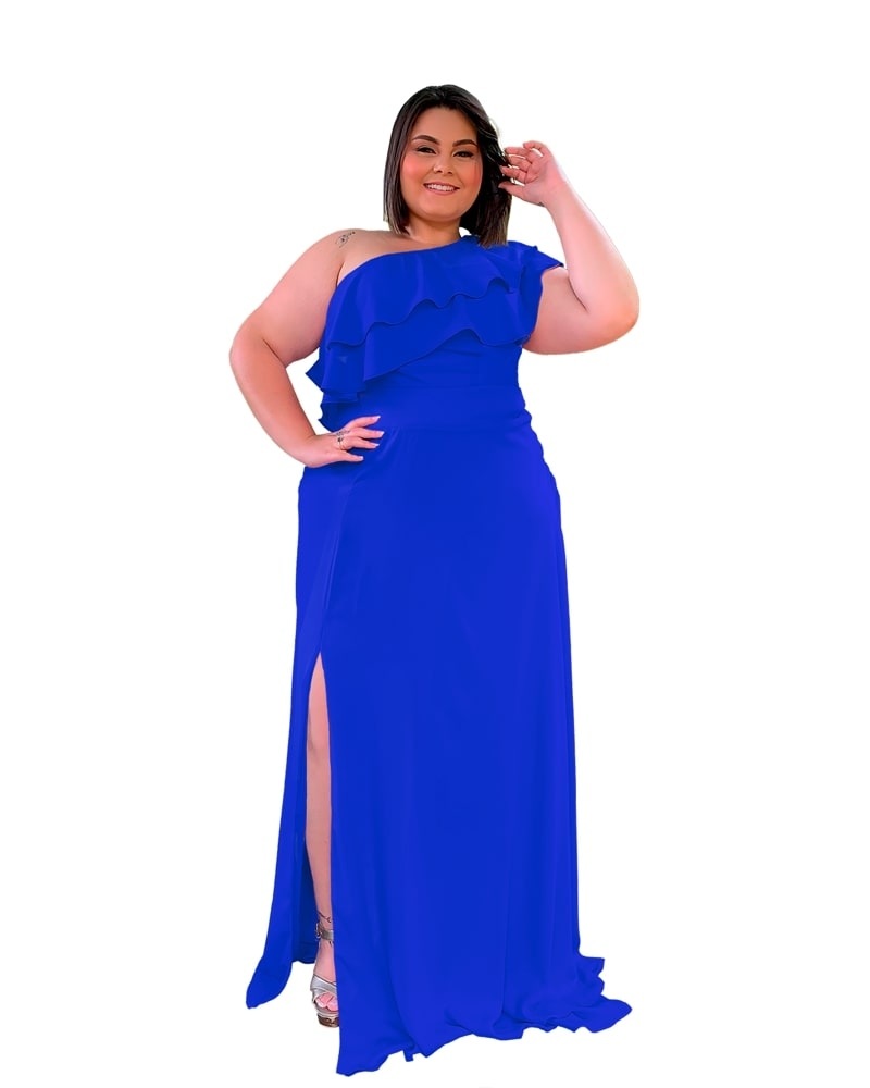 Vestido Longo Azul Royal para Madrinha de Casamento TNM COllection: Oferta  Imperdível