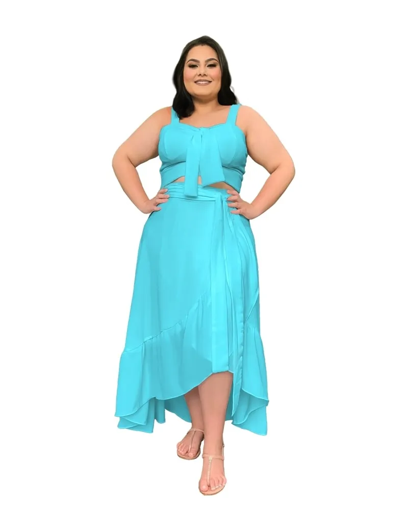 Conjunto Naninha Saia Envelope Tiffany