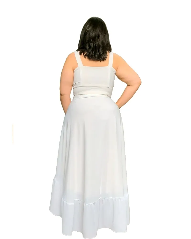 Conjunto Naninha Saia Envelope Branco