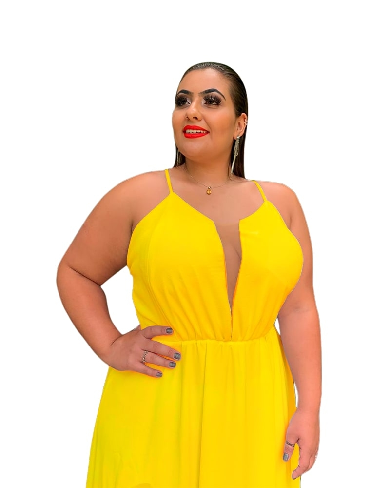 Vestido Longo Perfect Amarelo Canario