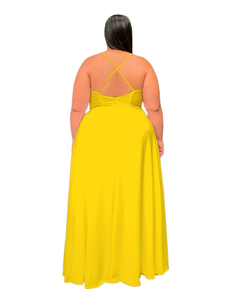 Vestido Longo Perfect Amarelo Canario