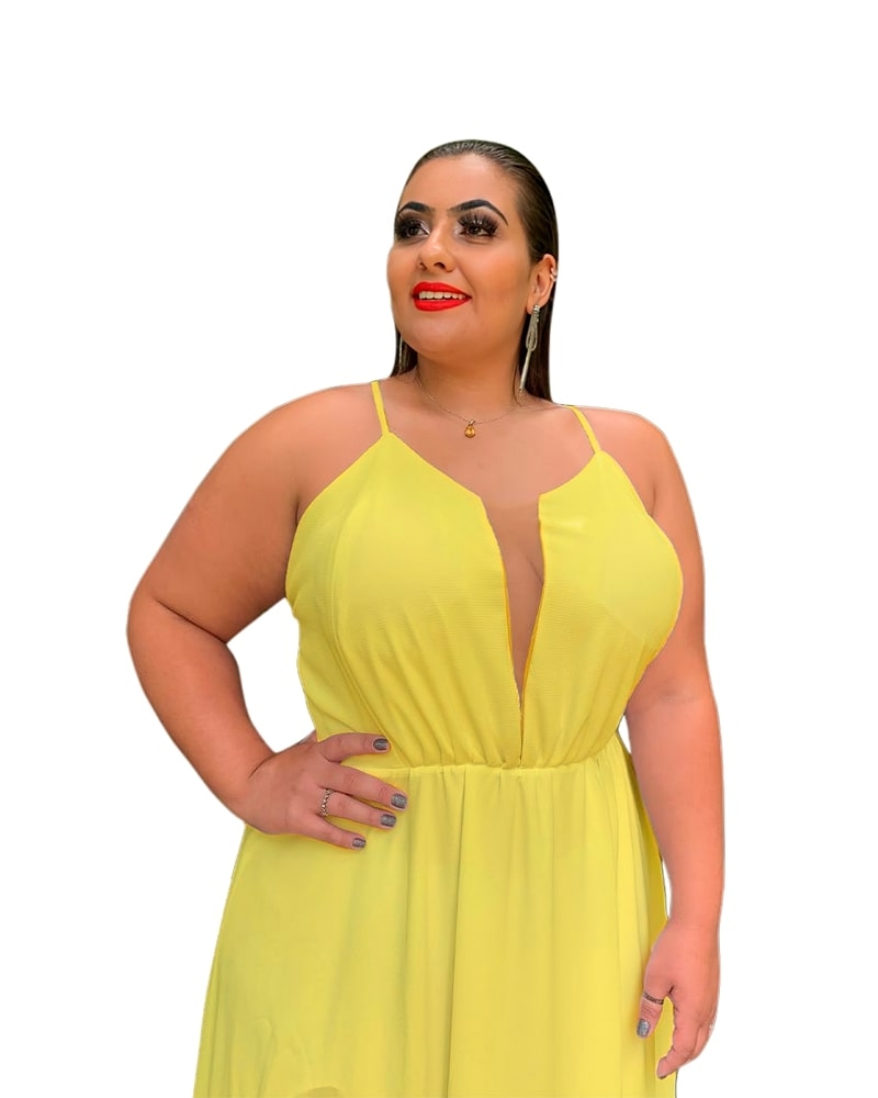 Vestido de Longo Perfect Amarelo