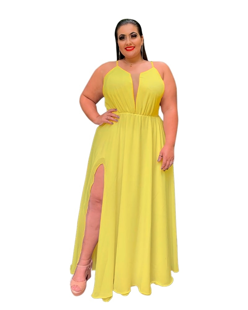 Vestido de Longo Perfect Amarelo