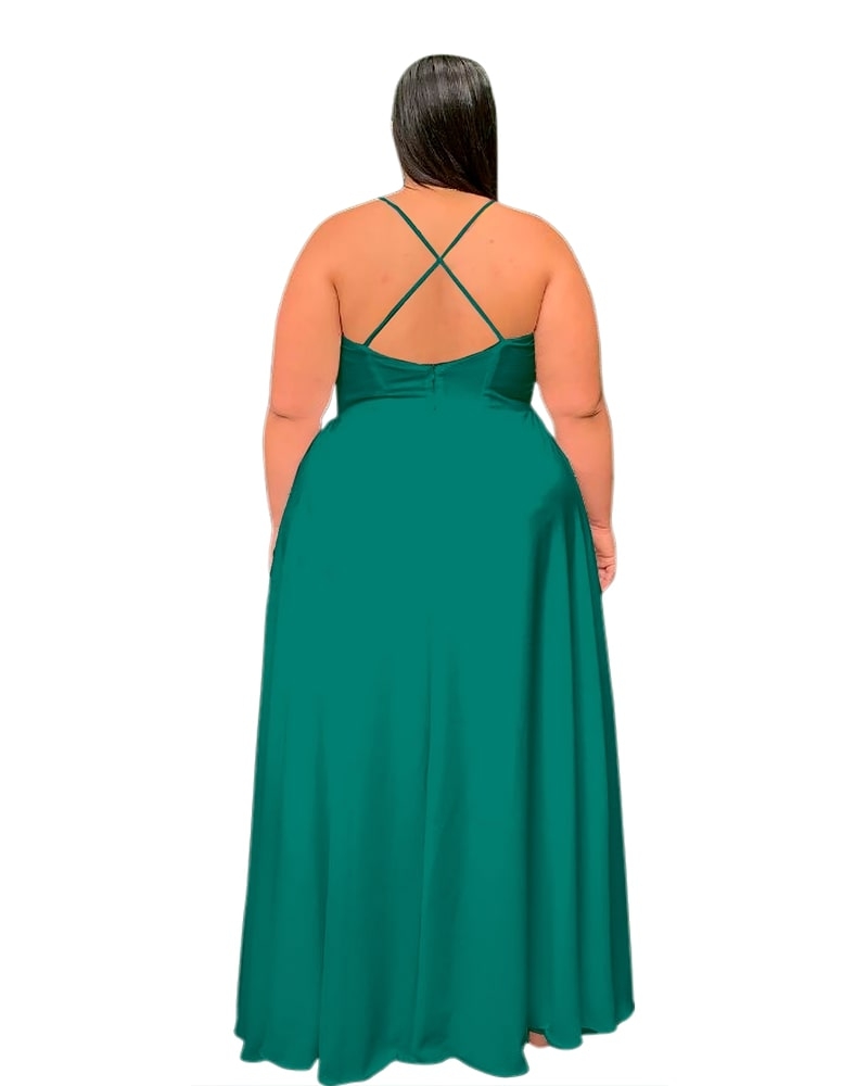 Vestido de Longo Perfect Verde Jade