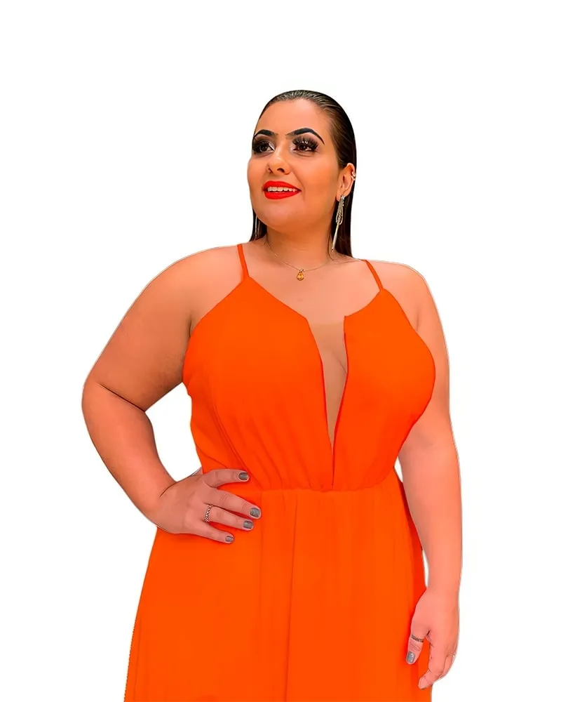 Vestido Longo Perfect Alaranjado