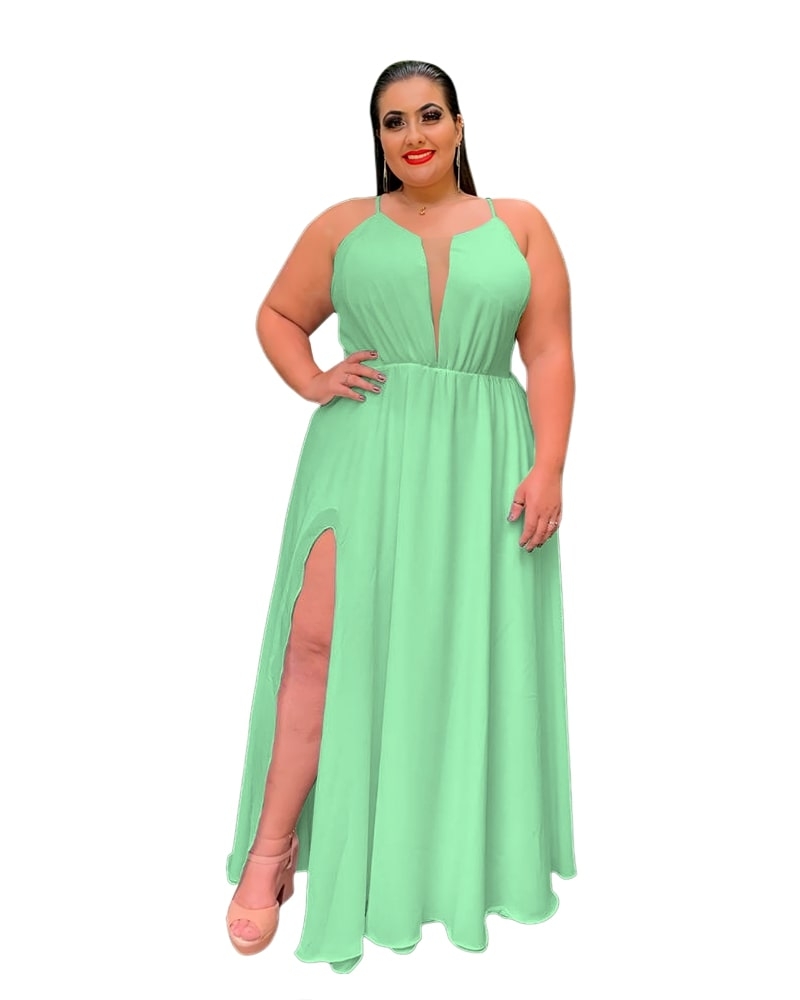 Vestido Longo Perfect Verde Menta