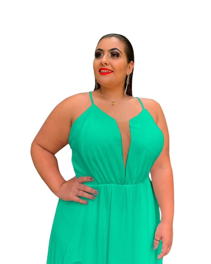 Vestido  Longo Perfect Verde Agua