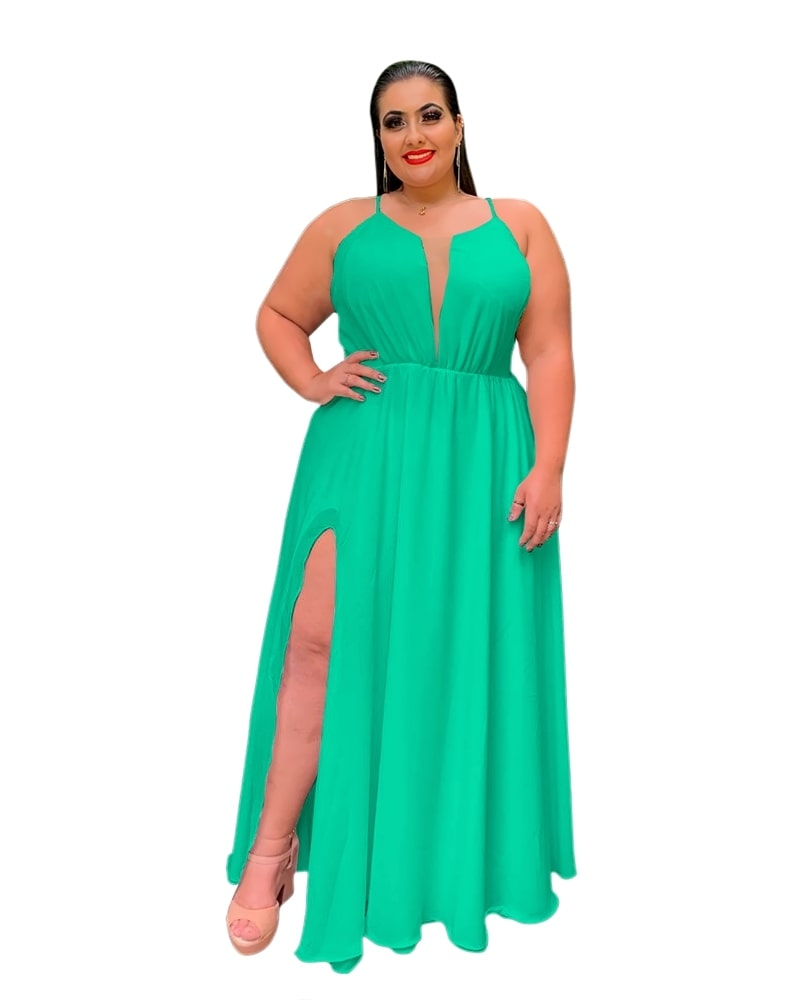 Vestido  Longo Perfect Verde Agua