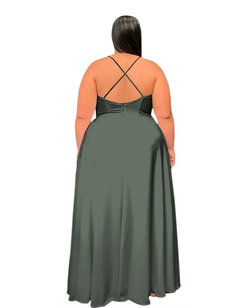 Vestido Longo Perfect Verde Oliva
