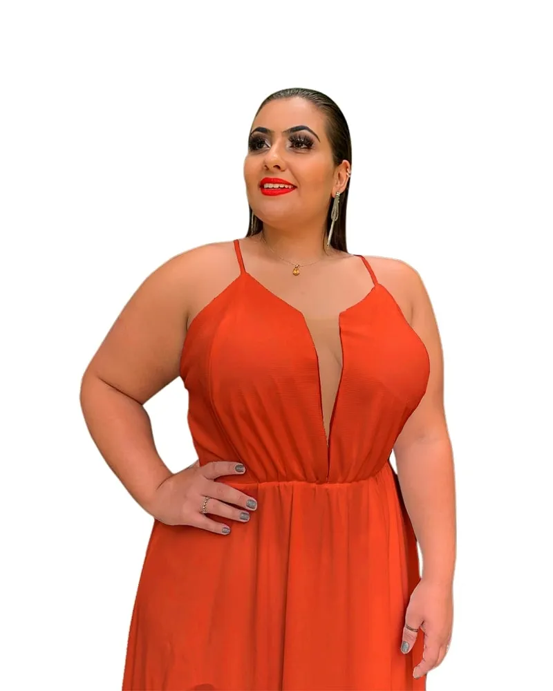 Vestido Longo Perfect Terracota