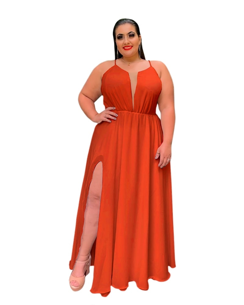 Vestido  Longo Perfect Terracota