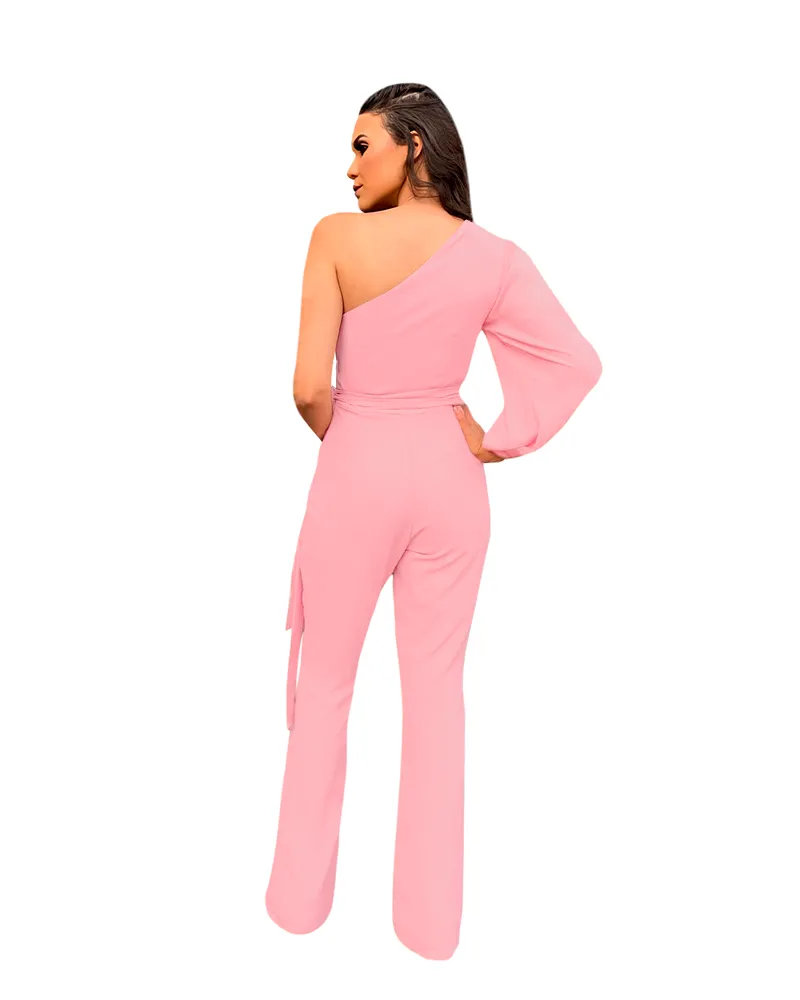 Macacão Sales Rosa Bebê