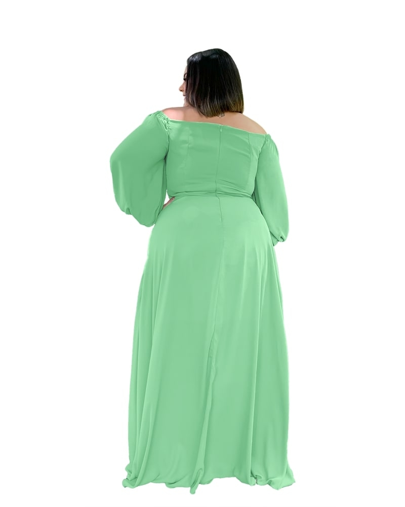 Vestido Madrinha de Casamento Verde Menta Lux