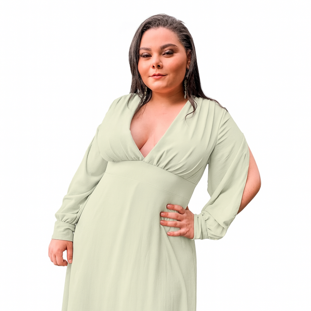 Vestido de Noiva Off White Solange  Vestido de Noiva Off White Solange